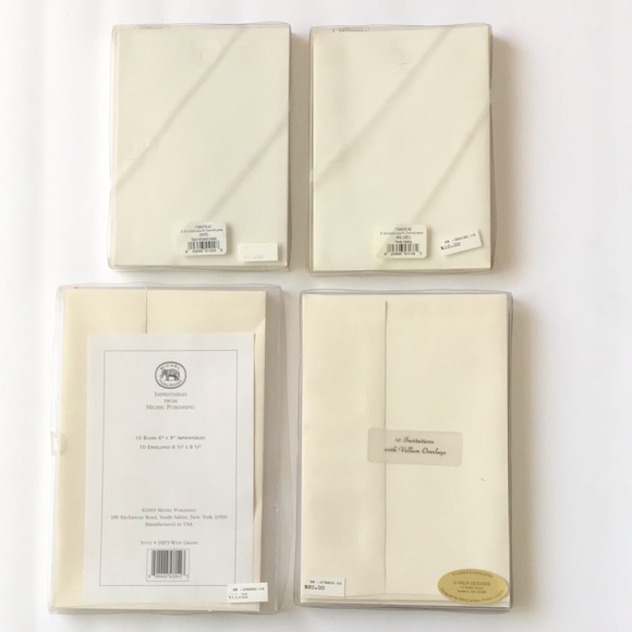 Lot of 4 Boxed Invitations Grapes Wine Winery - Picture 2 of 10